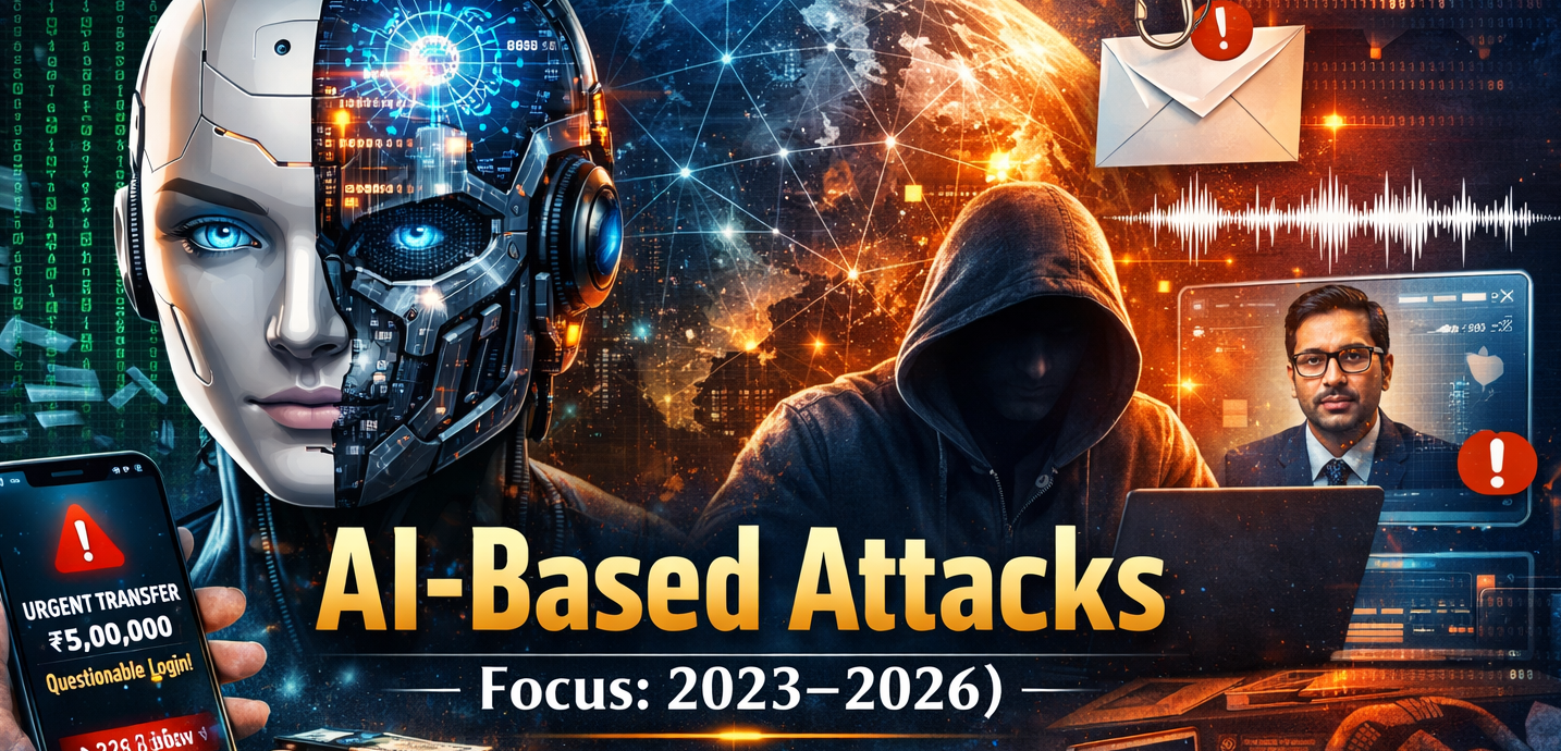 Read more about the article Cybercrime Awareness — AI-Based Attacks (Focus: 2023–2026)
